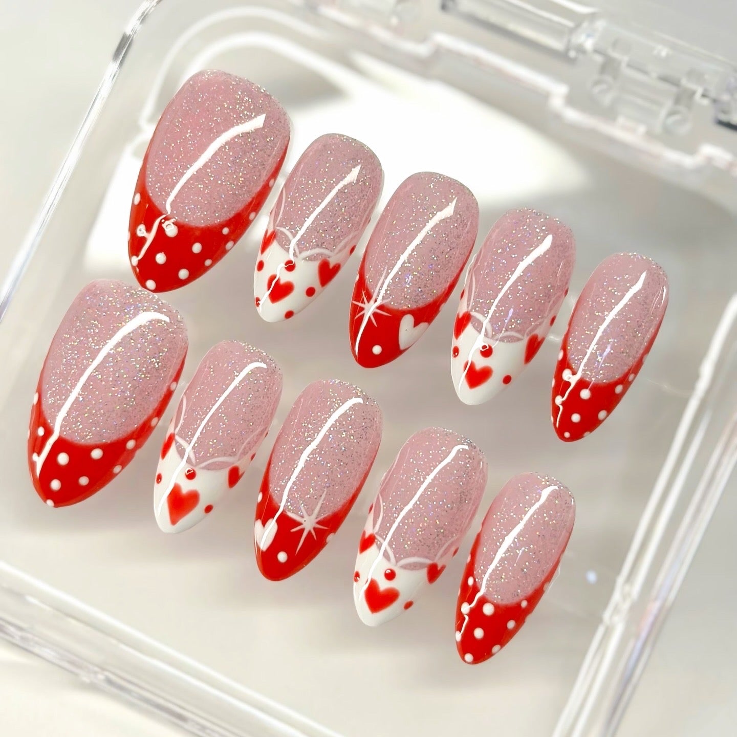 Polka Hearts