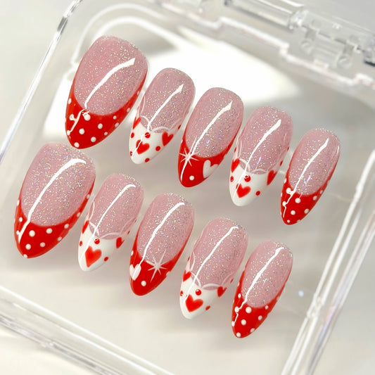 Polka Hearts